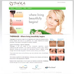 web design project for beauty and massage salon in Montreal